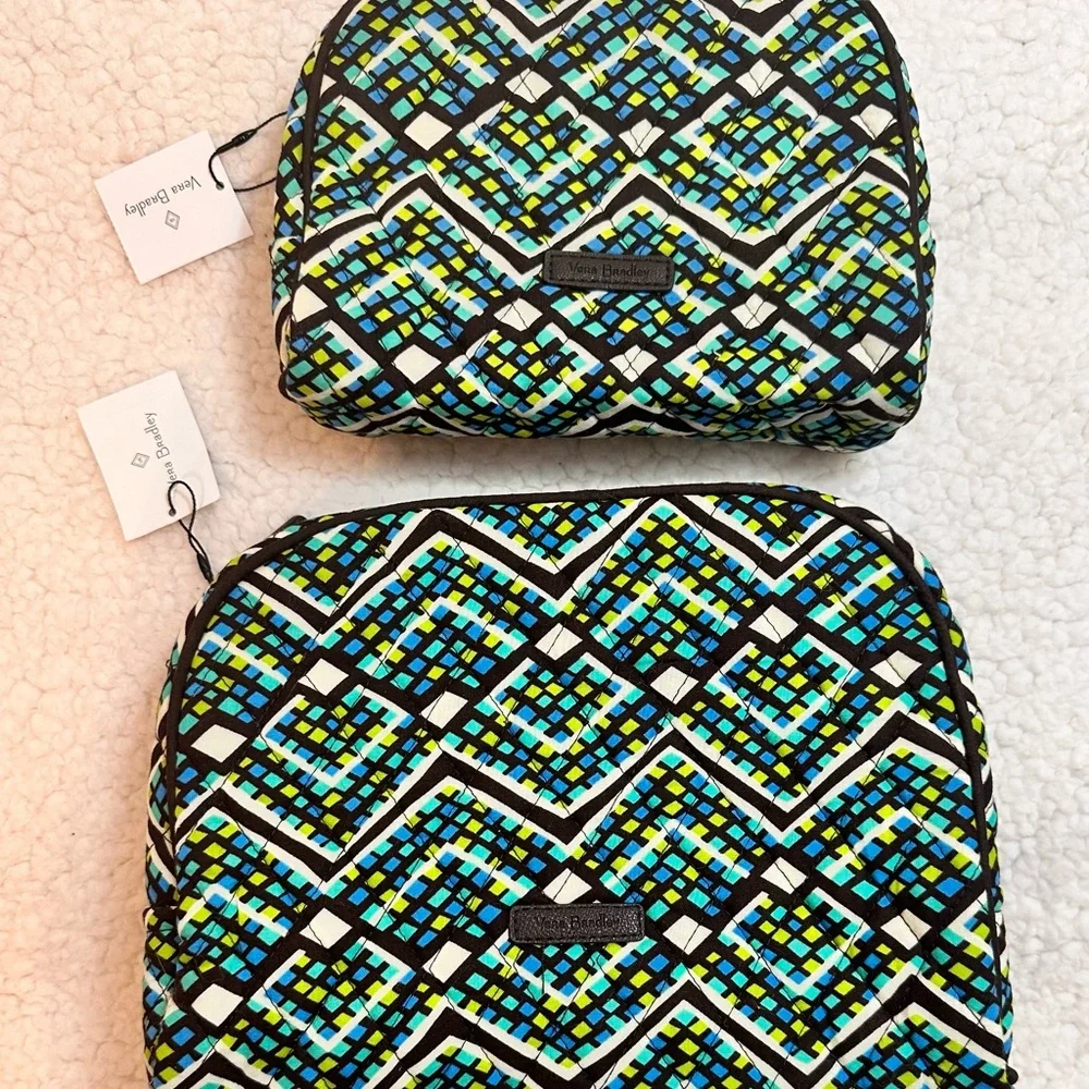 VERA BRADLEY Set of TWO Cosmetic Bags - Picture 2 of 9